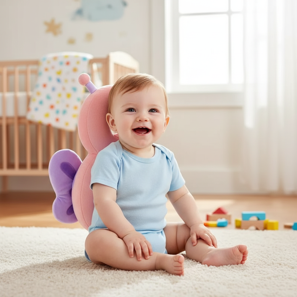 baby wearing my product, pads protect, u have the models on the image section 